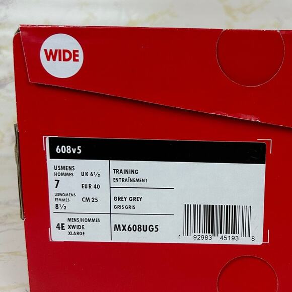 New Balance 608v5 Men’s 7 Wide Sneakers NIB - Picture 4 of 5